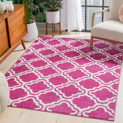 Starbright Calipso Pink Kids Rug 0940