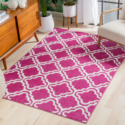 Starbright Calipso Pink Kids Rug 0940