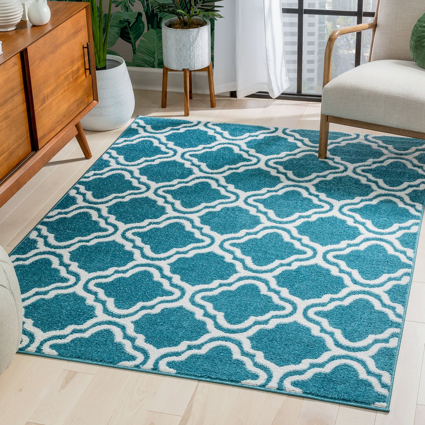 Starbright Calipso Blue Kids Rug 0946