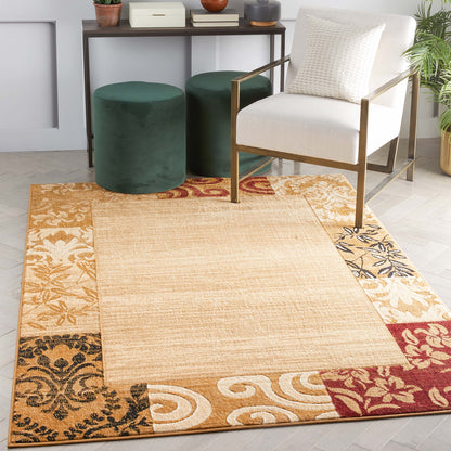 Damask Ivory Transitional Rug 1952