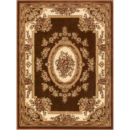 Timeless Le Petit Palais Simmar Chocolate Rug 3639