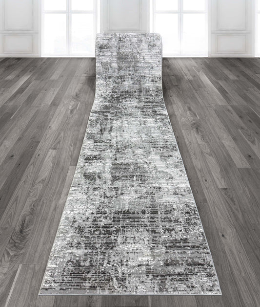 Abbey Mirabelle Light Grey Roll Runner ABY-23