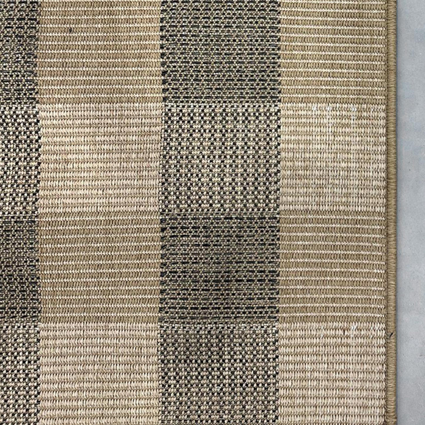 Alto Plaid Natural Roll Runner AL-282