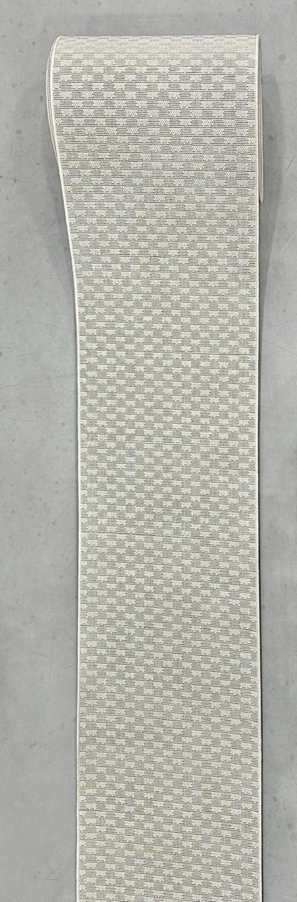 Alto Textures Ivory/Grey Roll Runner AL-308