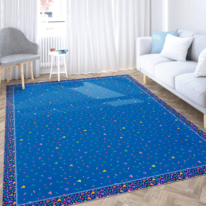 Crayola Confetti Blue Rug CRA-06A