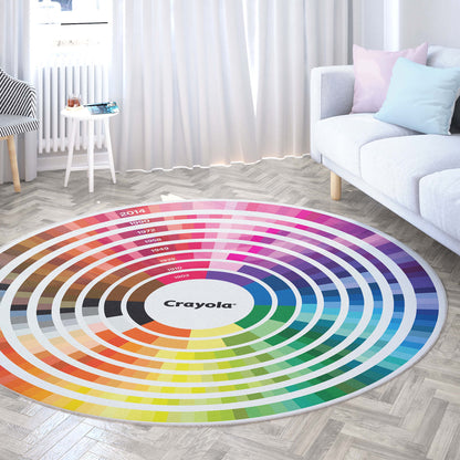 Crayola Color Wheel Multicolor Rug CRA-12A