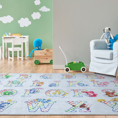 Care Bears Alphabet Baby Multi Rug CRB-07A