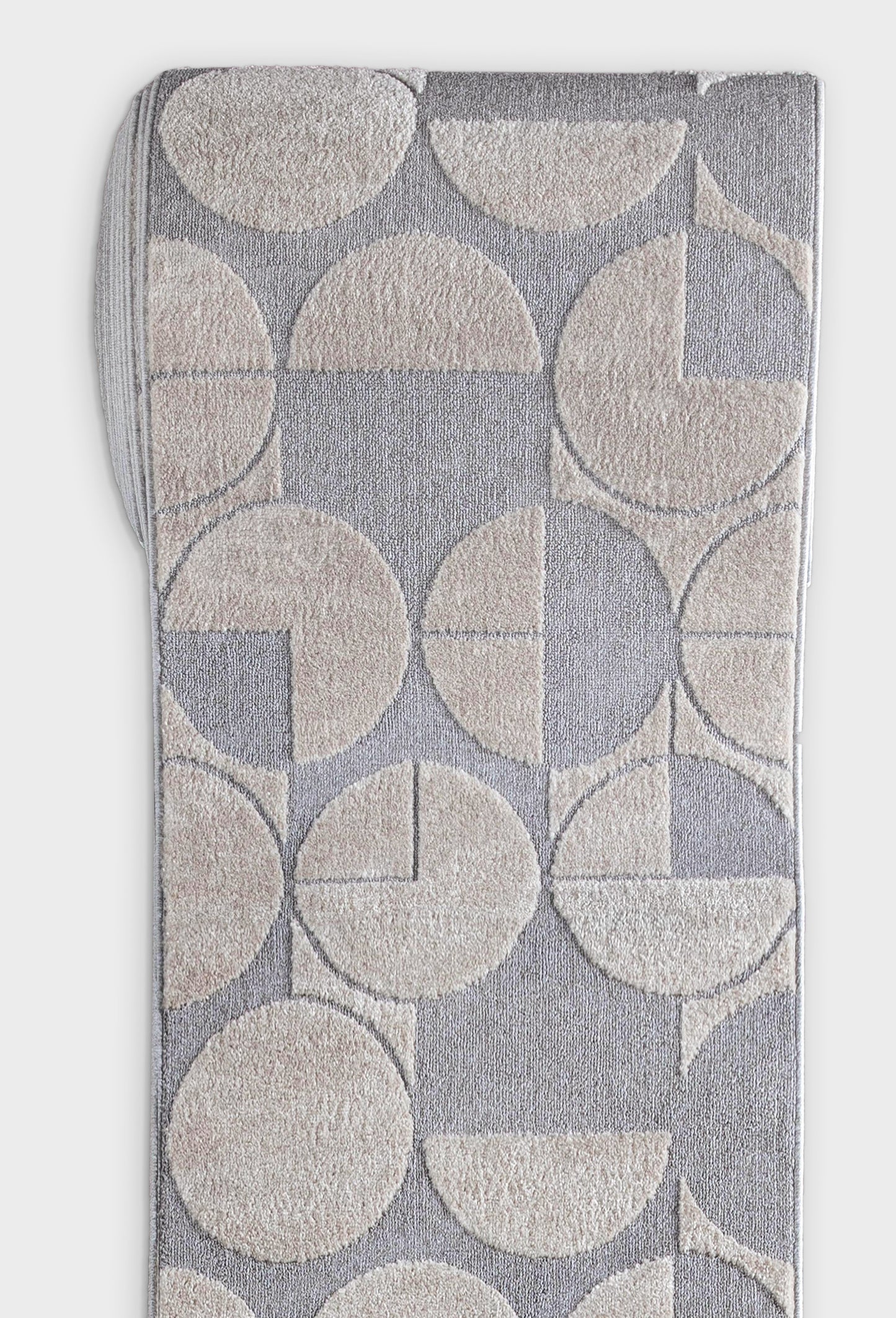 Harlow Harmony Ivory/Grey Roll Runner HAR-137