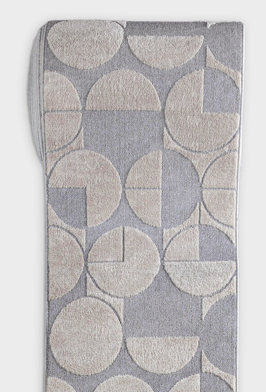 Harlow Harmony Ivory/Grey Roll Runner HAR-137