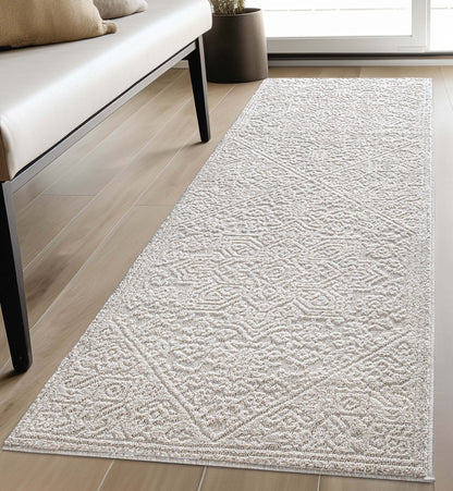 Harlow Cloud Medallion Ivory Rug HAR-72