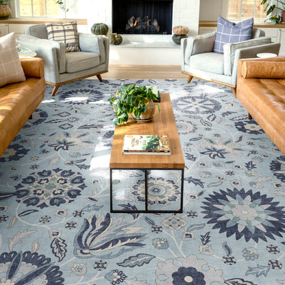 Kings Court Charlotte Light Blue Rug IP-KC-182