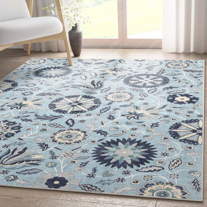 Kings Court Charlotte Light Blue Rug IP-KC-182