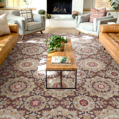 Kings Court Victoria Brown Rug IP-KC-212