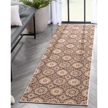 Kings Court Victoria Brown Rug IP-KC-212