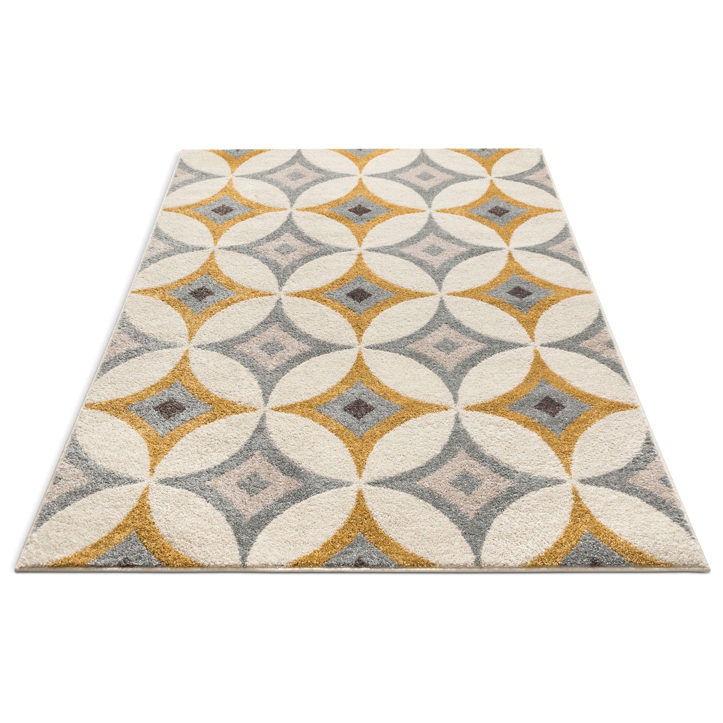 Perla Gold Modern Bohemian Rug MC-291