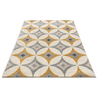 Perla Gold Modern Bohemian Rug MC-291