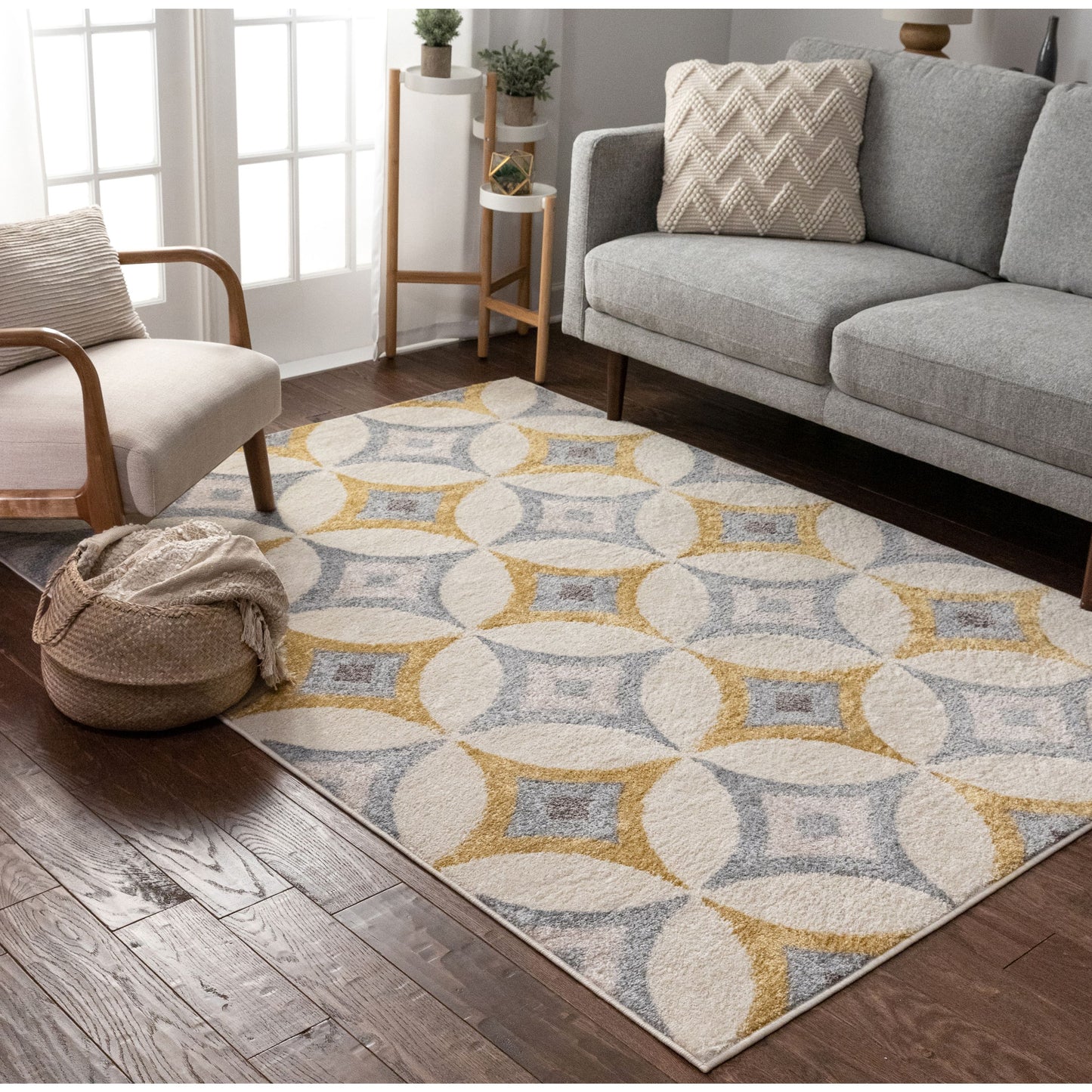 Perla Gold Modern Bohemian Rug MC-291