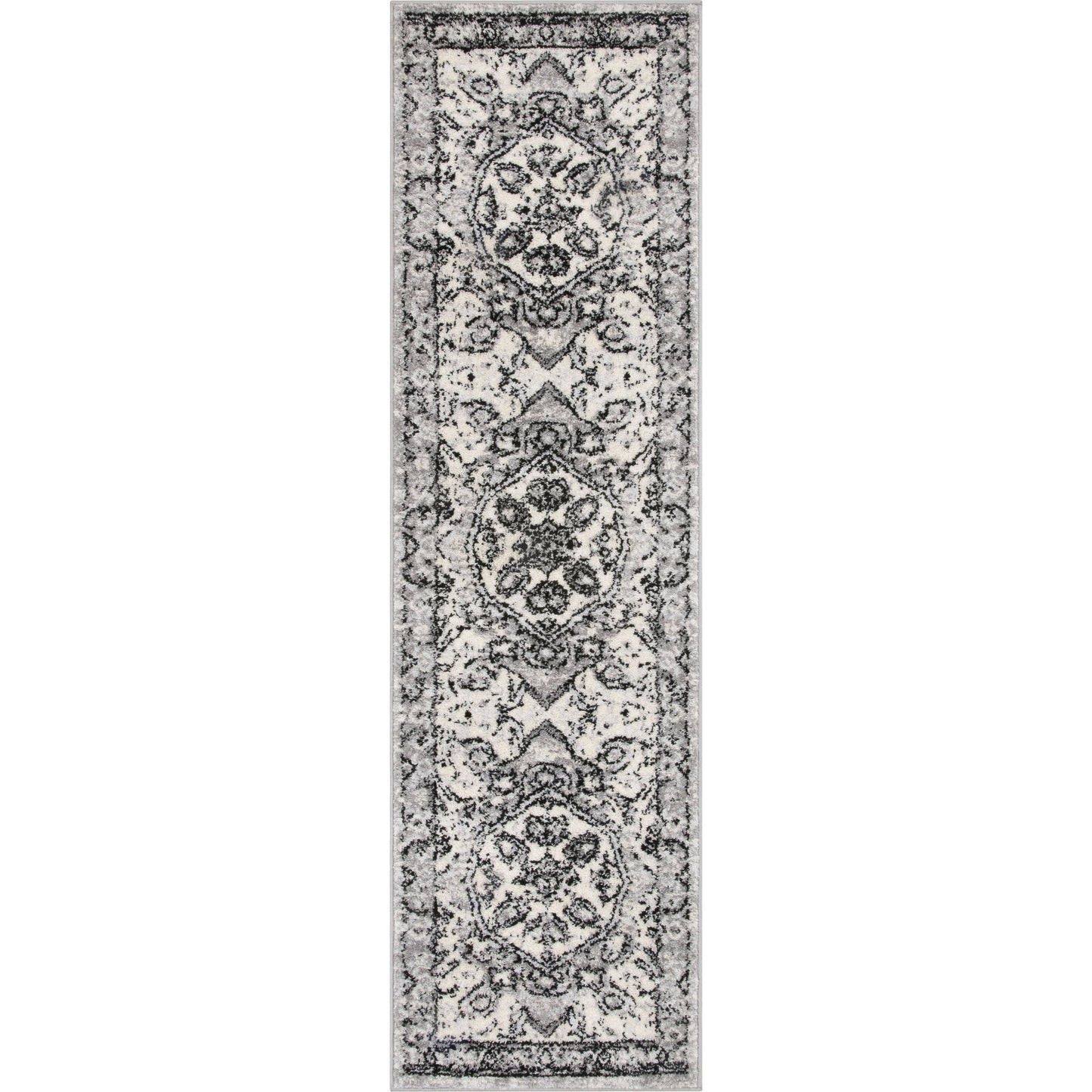 Mystic Arctic Bloom Ivory Grey Rug MC-502