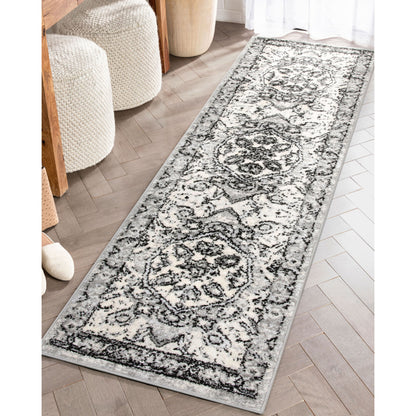 Mystic Arctic Bloom Ivory Grey Rug MC-502