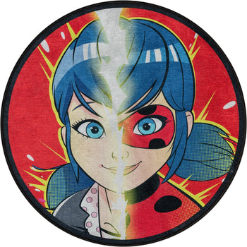 Miraculous Ladybug Double Face Miraculous Red Rug MLB-11A