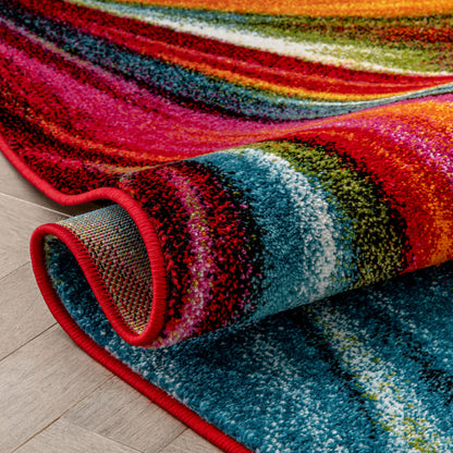 Pleasure Multi Modern Bright Rug VI41