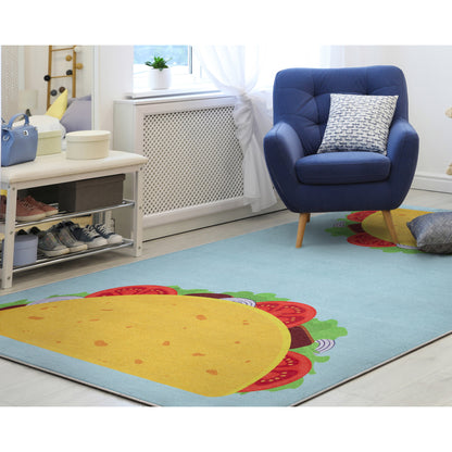 Apollo Taco Multi Blue Rug W-AP-11A