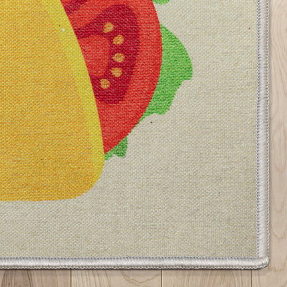 Apollo Double Taco Multi Yellow Rug W-AP-12B