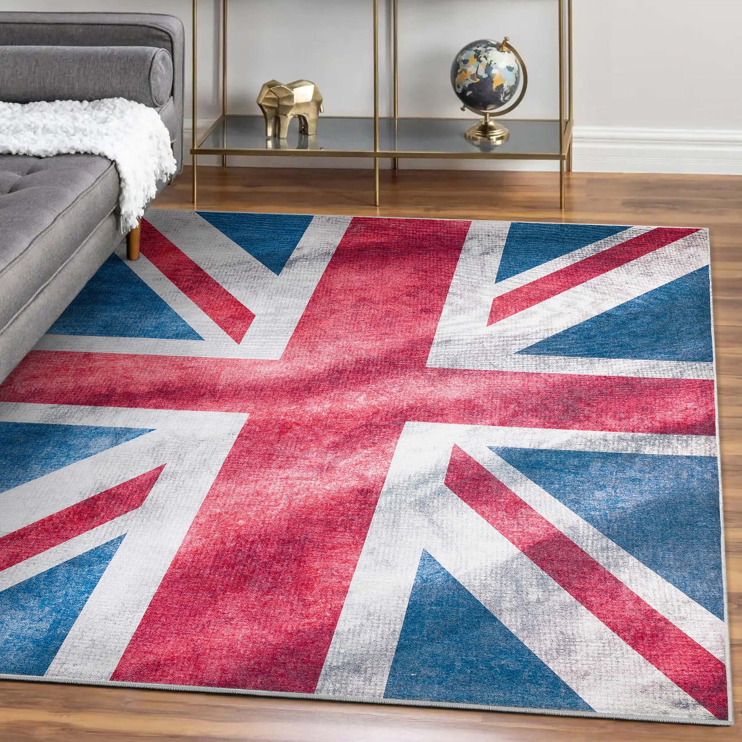 Apollo British Flag Red Blue White Rug W-AP-17A