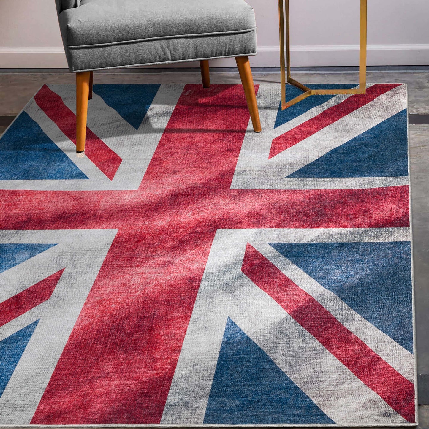 Apollo British Flag Red Blue White Rug W-AP-17A