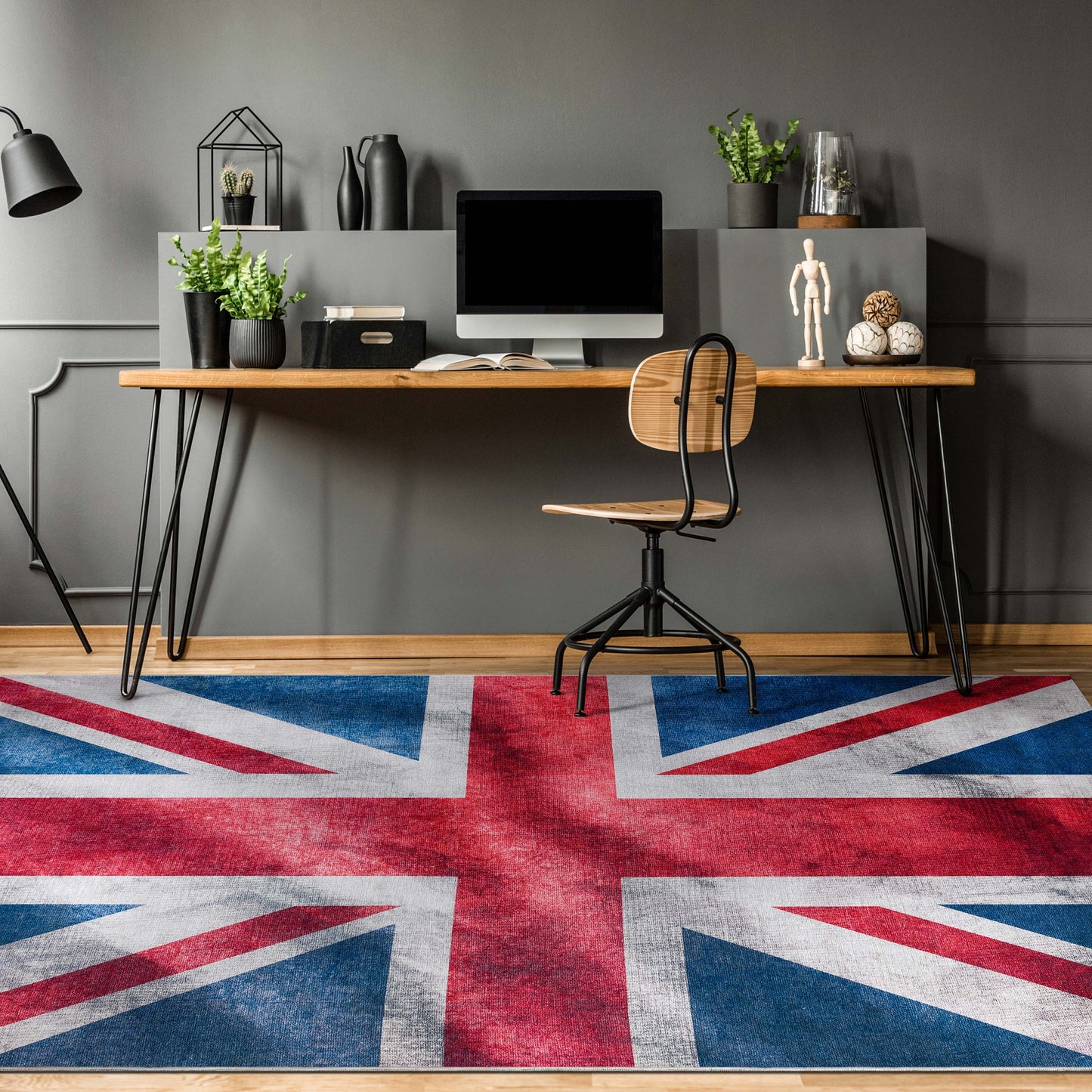 Apollo British Flag Red Blue White Rug W-AP-17A