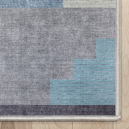 Apollo Portsmouth Blue Rug W-AP-33A