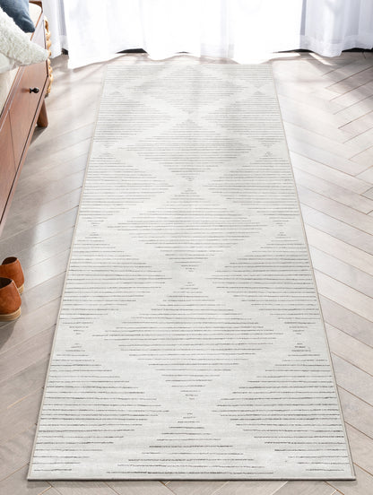 Apollo Moroccan Gray Beige Rug W-AP-55A