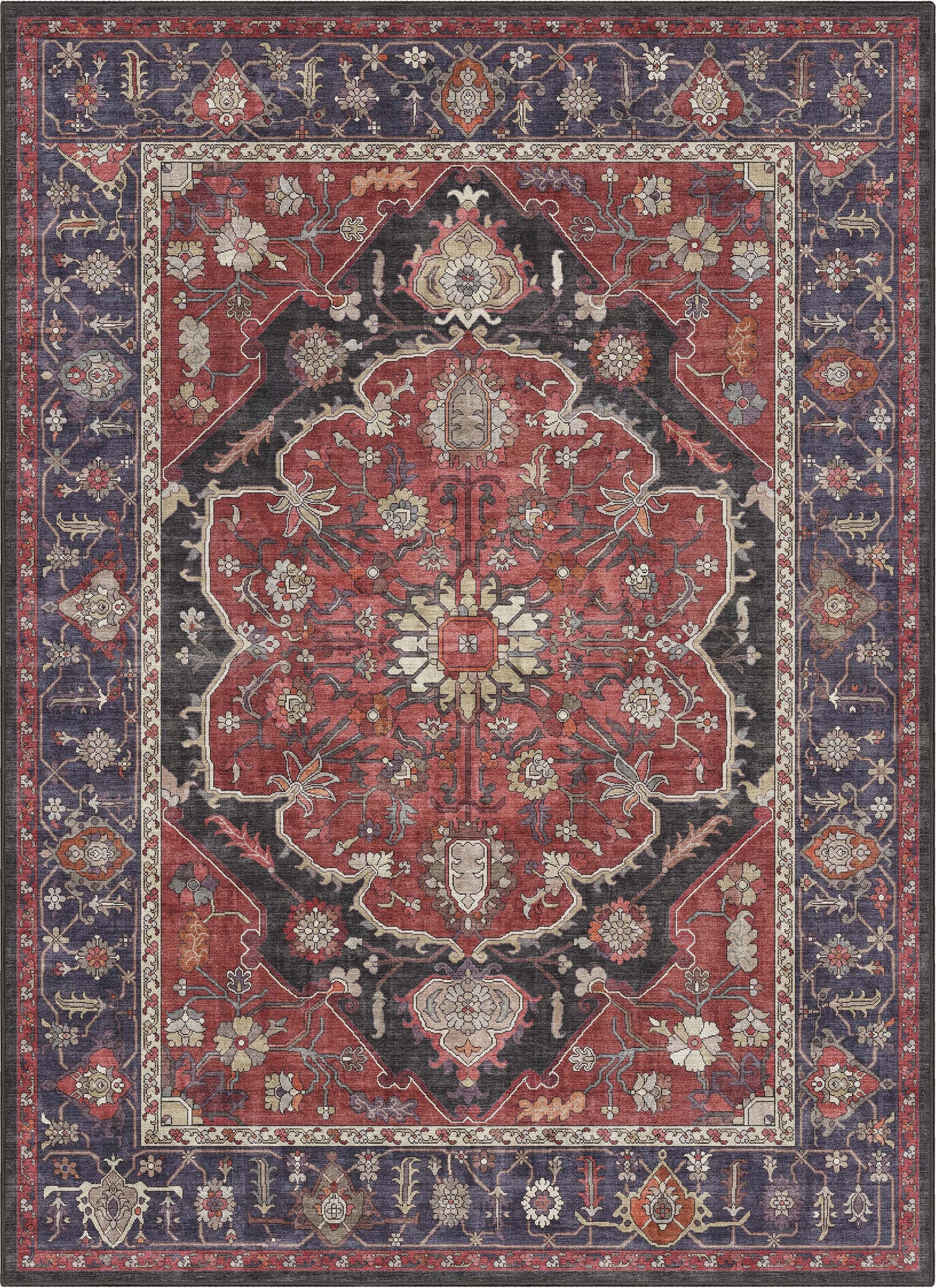 Apollo Jaipur Red Flat-Weave Rug W-AP-70A