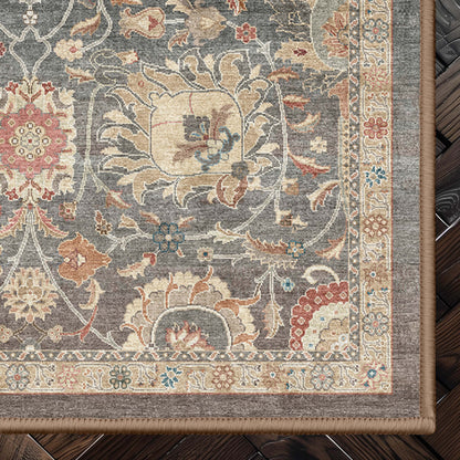 Apollo Tehran Gray Beige Flat-Weave Rug W-AP-71C