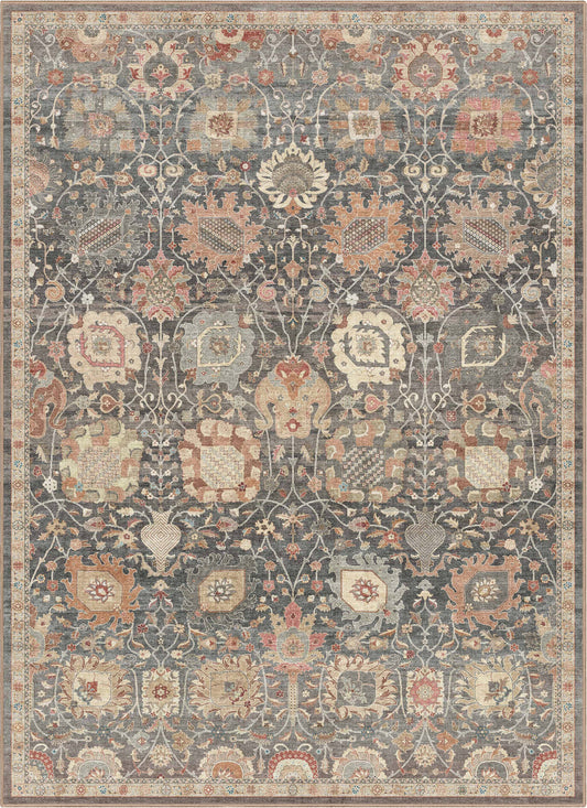 Apollo Tehran Gray Beige Flat-Weave Rug W-AP-71C