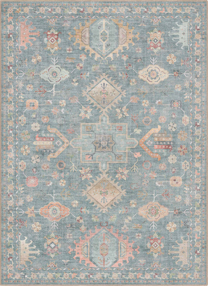 Apollo Delhi Blue Flat-Weave Rug W-AP-73A