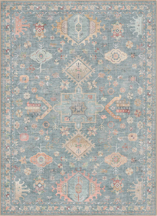 Apollo Delhi Blue Flat-Weave Rug W-AP-73A