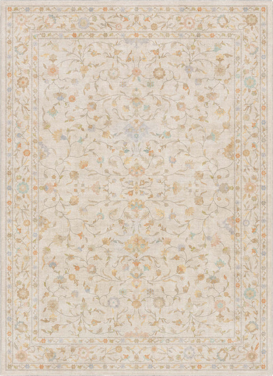 Apollo Yazd Beige Flat-Weave Rug W-AP-74A