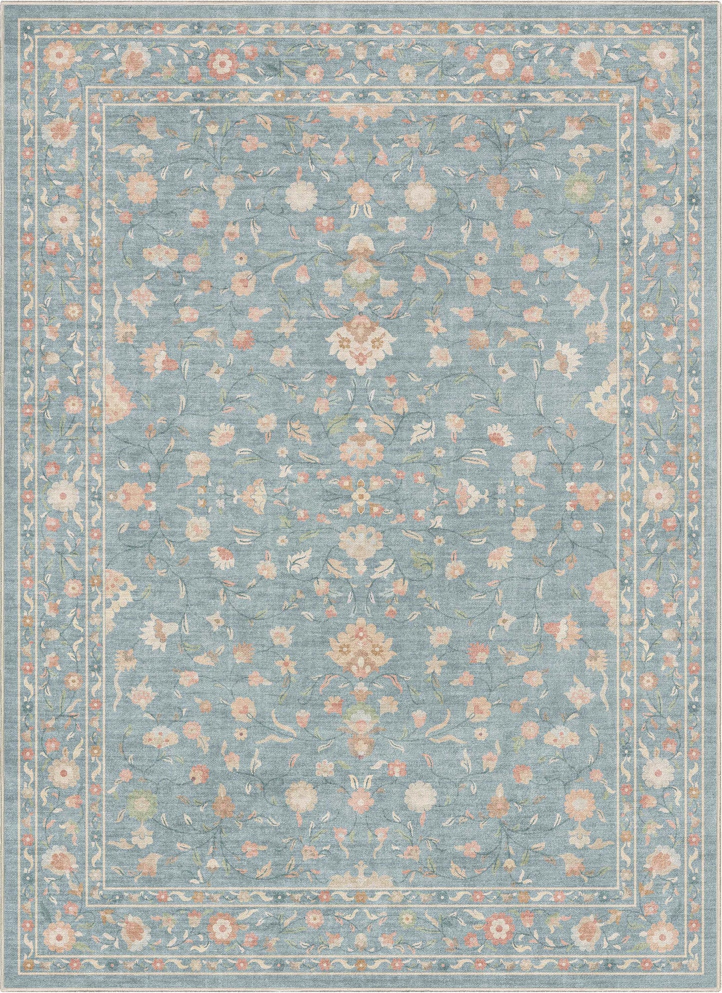 Apollo Venice Blue Flat-Weave Rug W-AP-74B