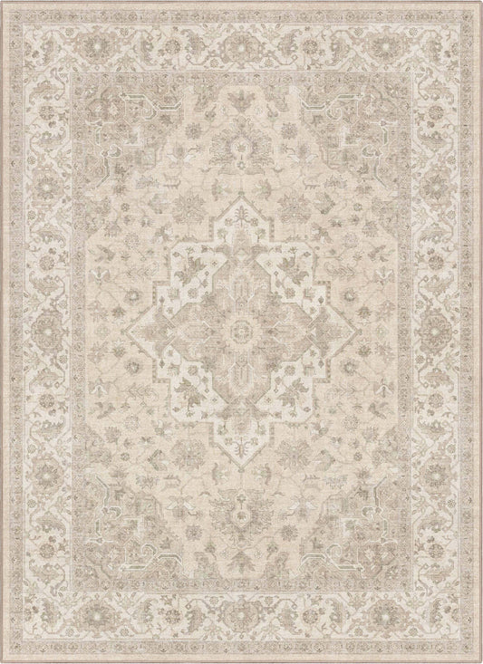 Apollo Cedar Beige Green Flat-Weave Rug W-APE-05G