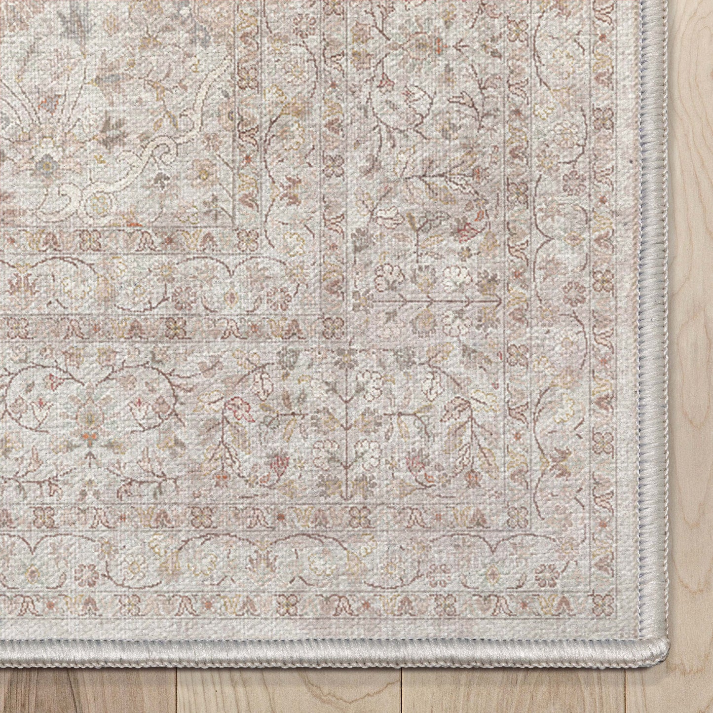 Asha Isolde Ivory & Cream Rug W-AS-08D