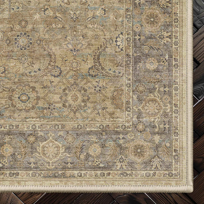 Asha Ankara Beige Flat-Weave Rug W-AS-12B