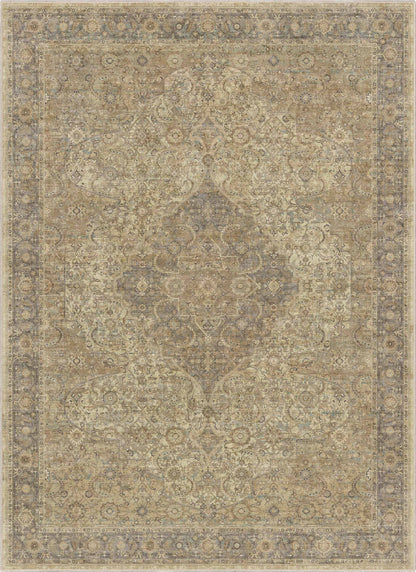 Asha Ankara Beige Flat-Weave Rug W-AS-12B