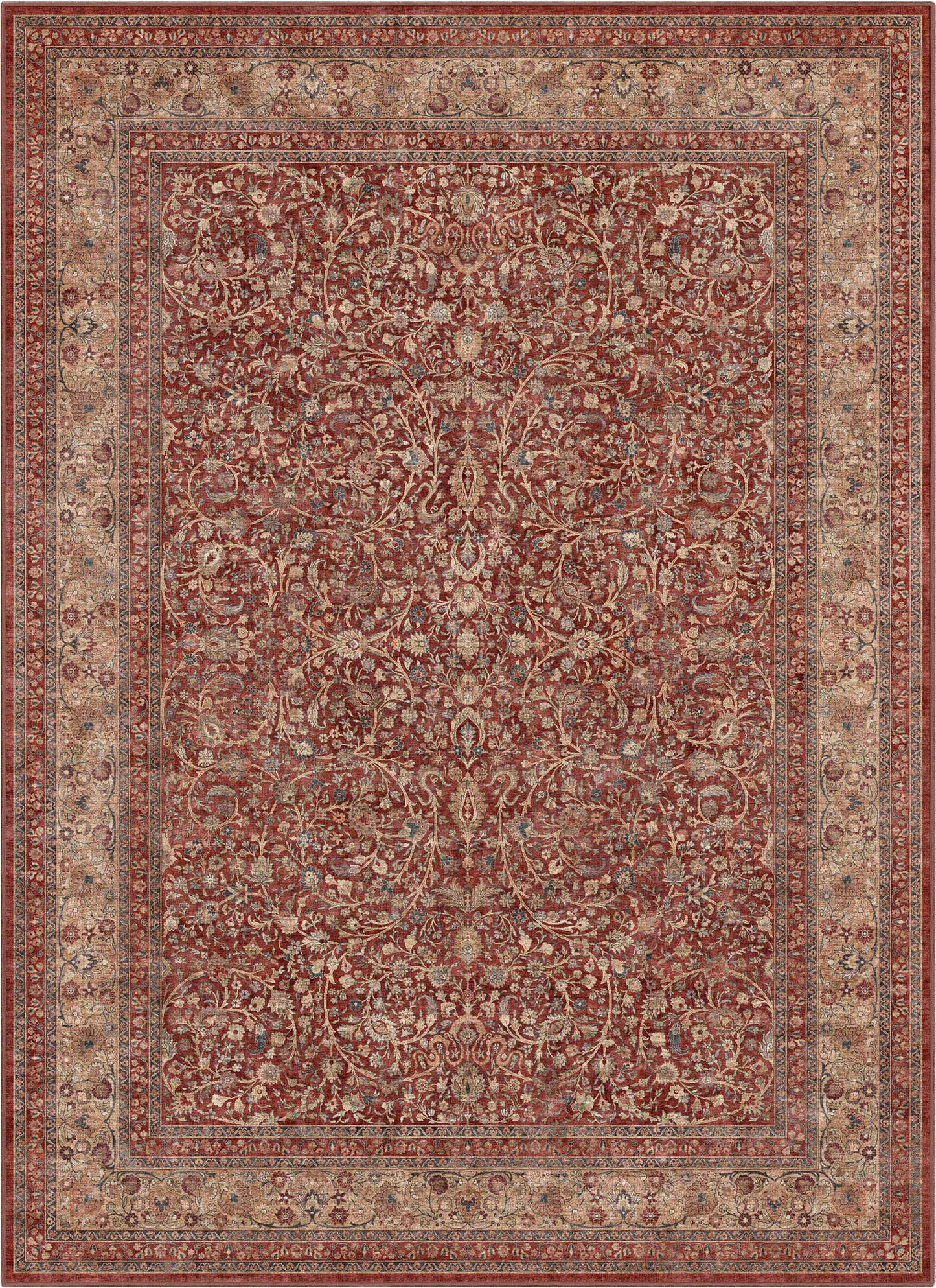 Asha Beirut Red Flat-Weave Rug W-AS-14A