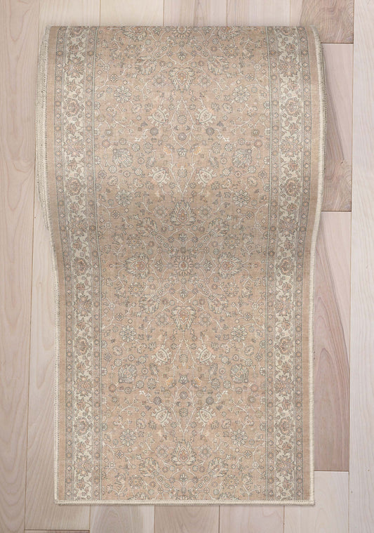 Asha Rome Beige Cream Roll Runner W-AS-22C