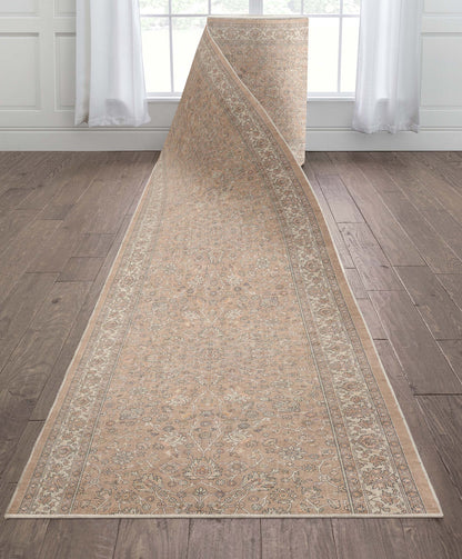 Asha Rome Beige Cream Roll Runner W-AS-22C