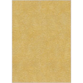 Plain Solid Yellow Rug W-PL-11A