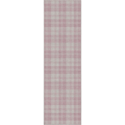 Apollo Plaid Pink Rug W-PLD-01G