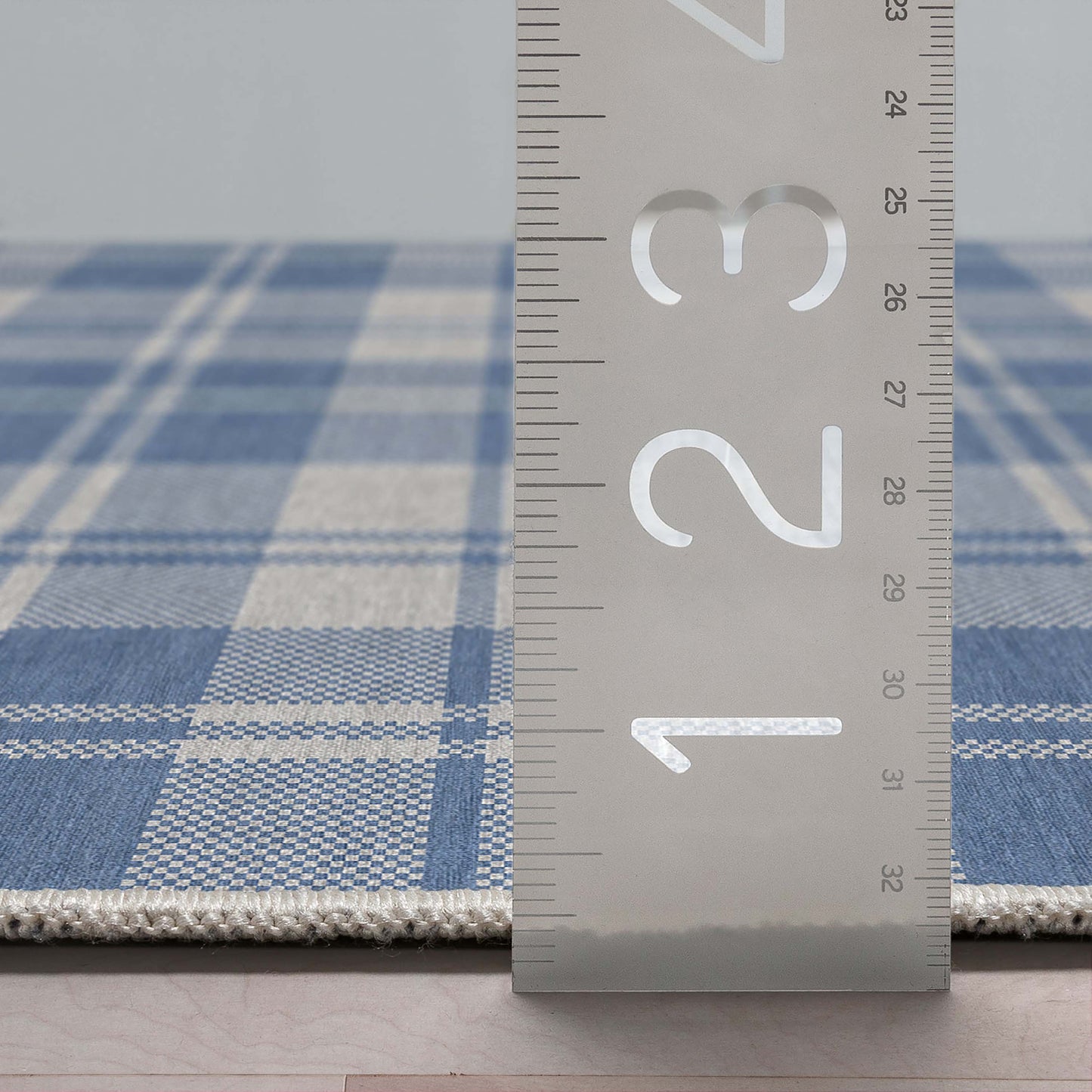 Apollo Plaid Blue Rug W-PLD-01J