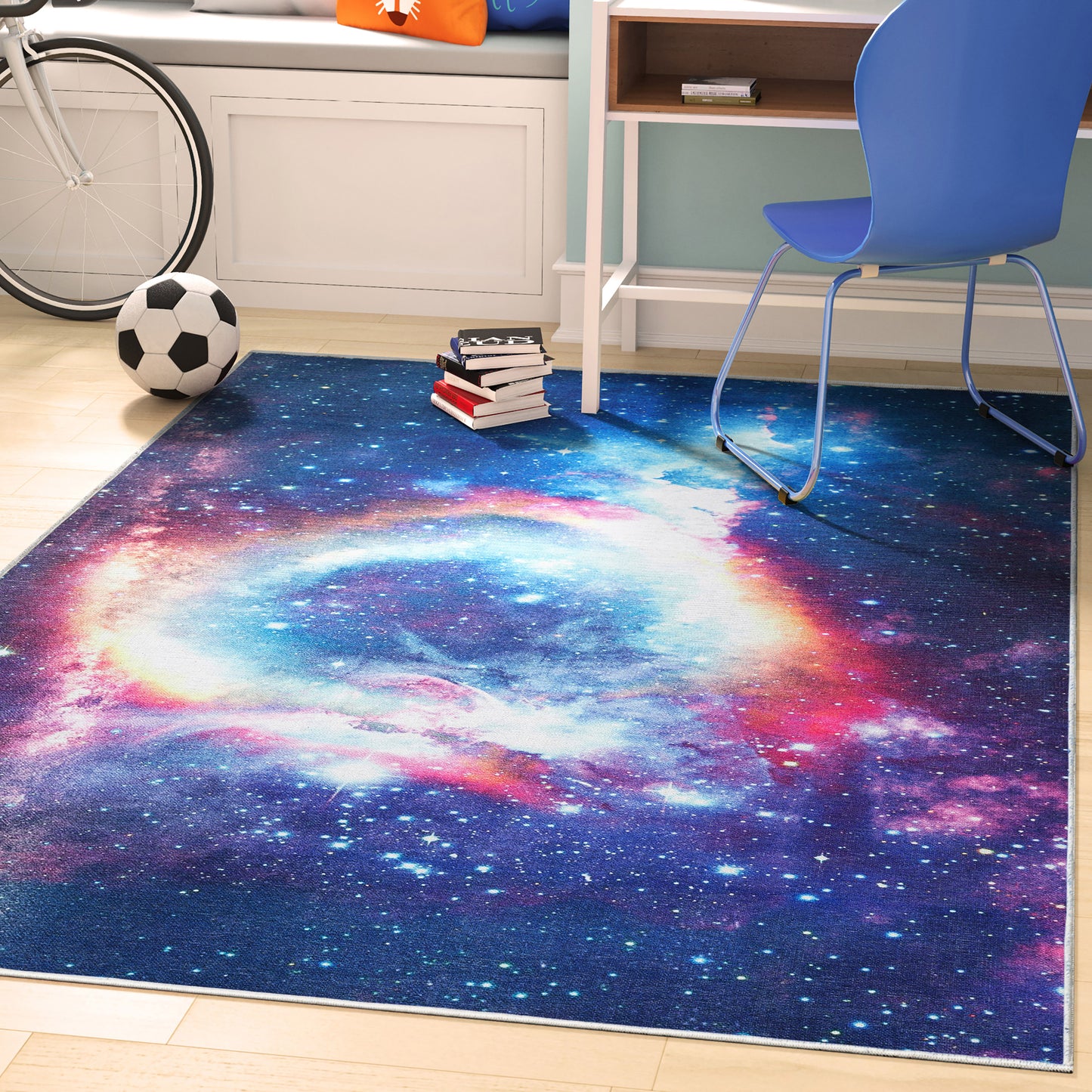 Celestial Space Helix Multi Color Rug W-SP-04A